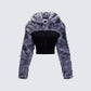 Genesis Black Vegan Hooded Jacket product front