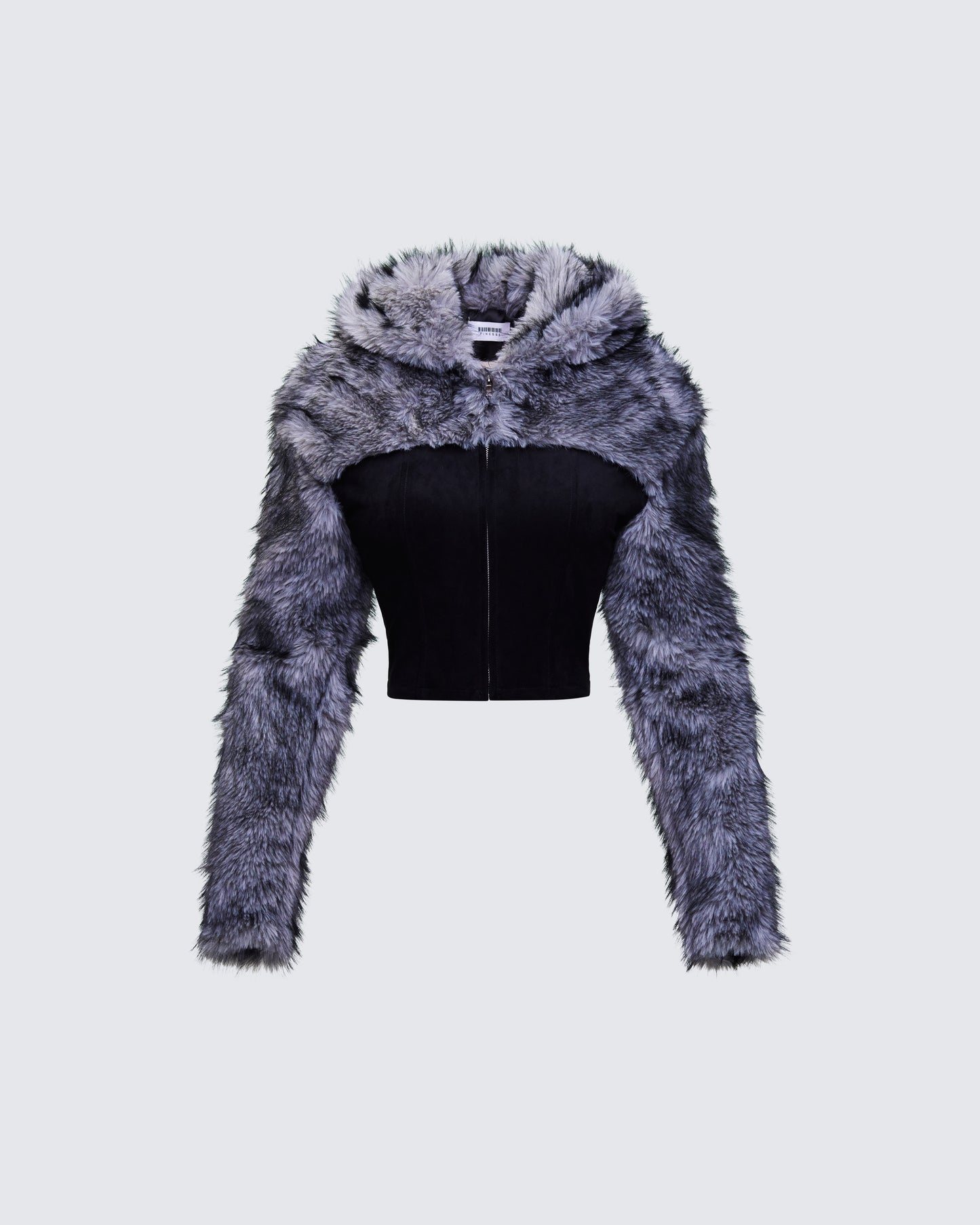 Genesis Black Vegan Hooded Jacket product front