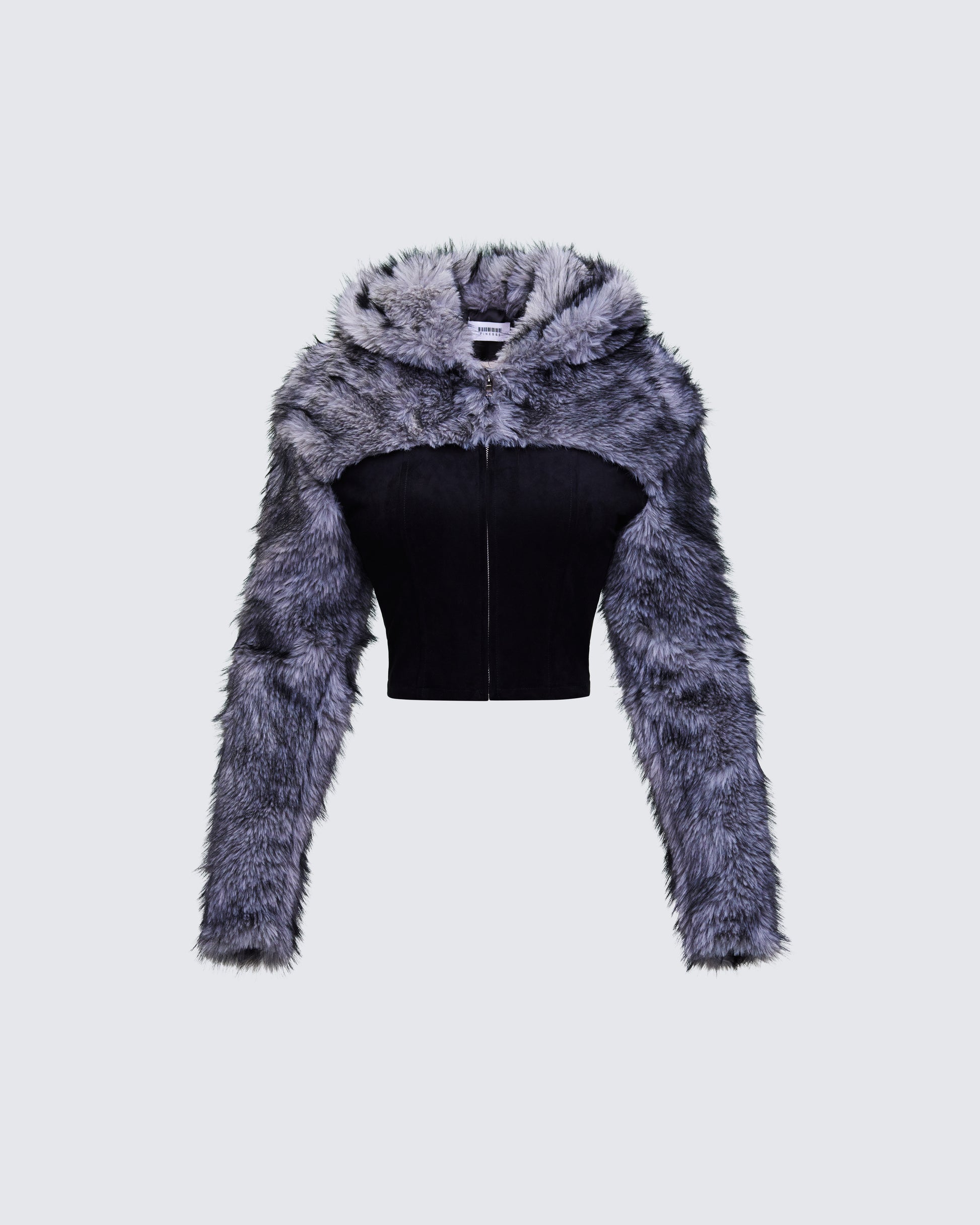 Genesis Black Vegan Hooded Jacket product front