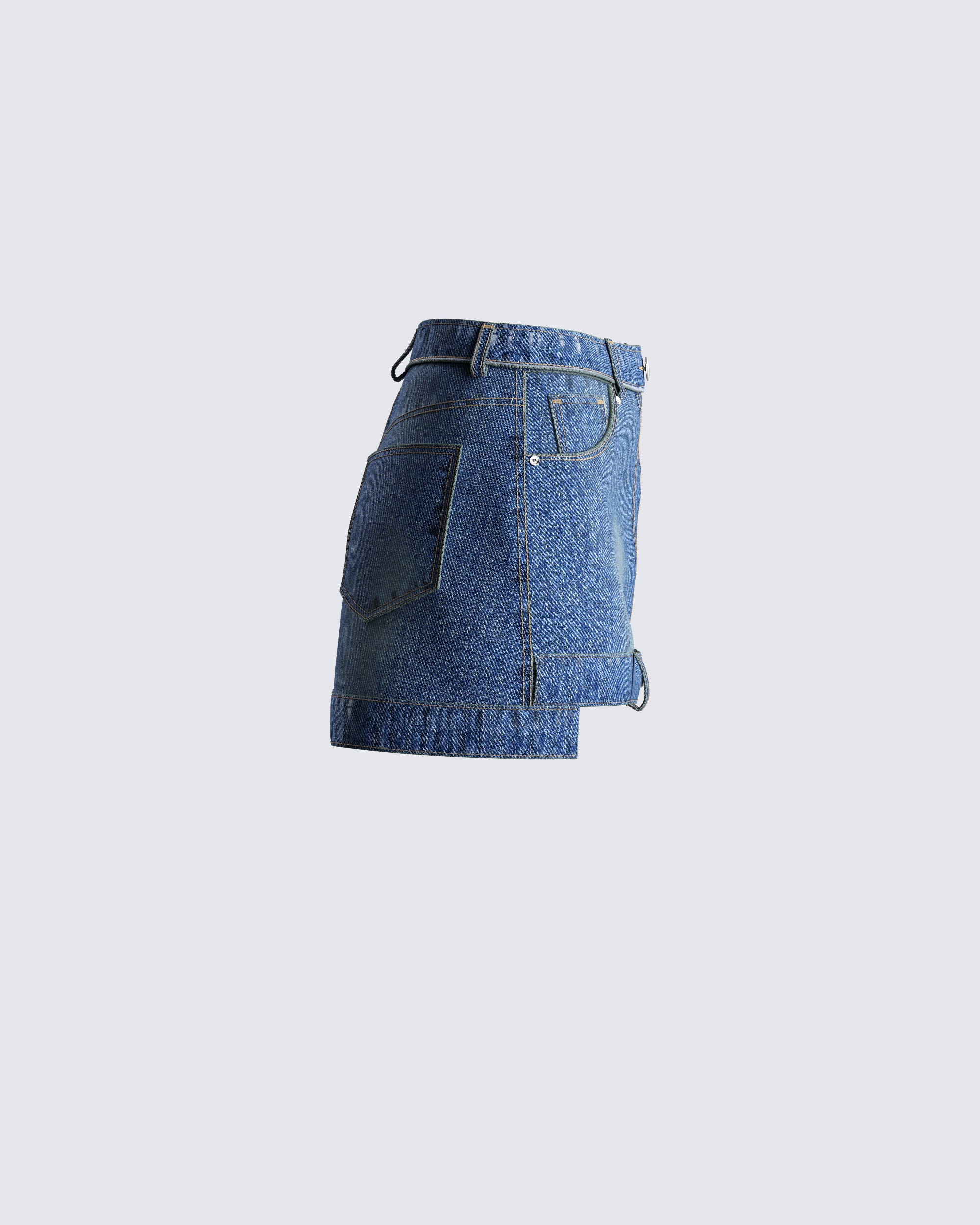 Jaz denim outlet mini skirt blue