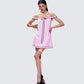 Giselda Pink Babydoll Mini Dress