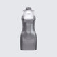 Gisele Silver Metallic Logo Dress