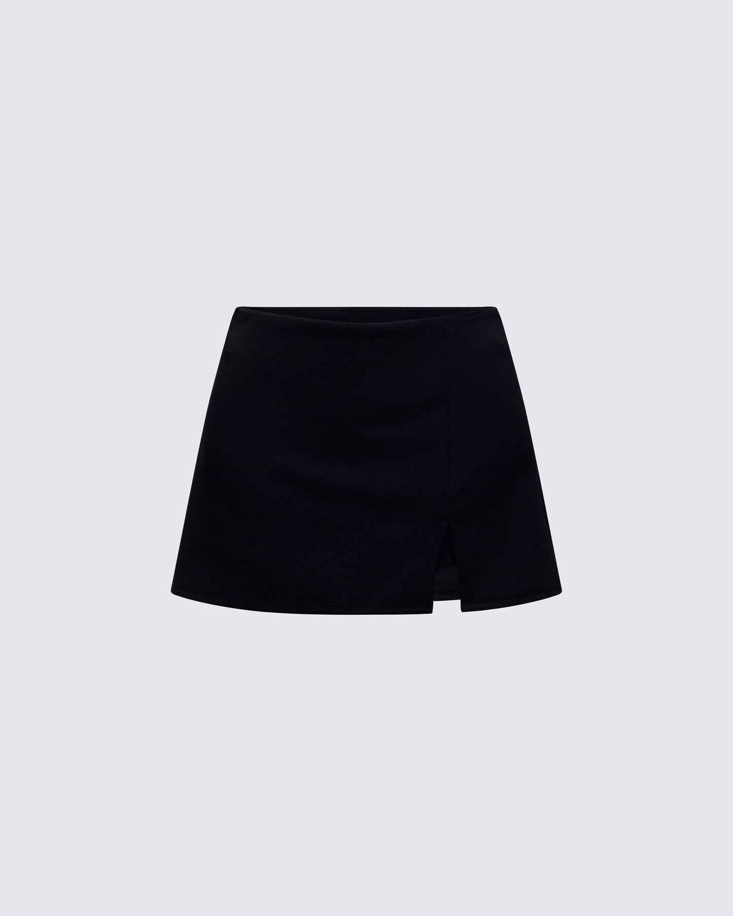 Gloria Black Crepe Mini Skort