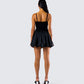 Hadley Black Bubble Mini Dress