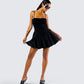 Hadley Black Bubble Mini Dress