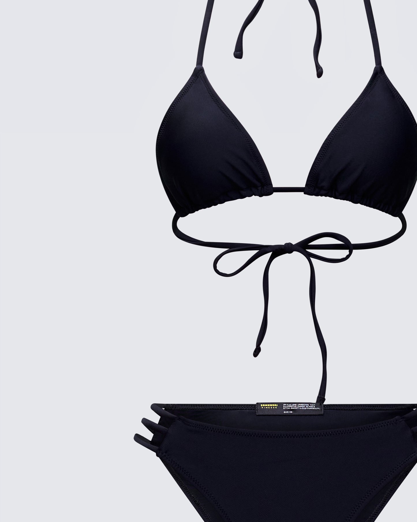 Halsey Black Bikini Set