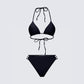 Halsey Black Bikini Set