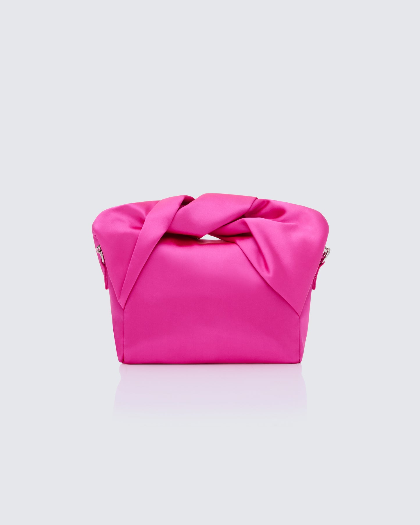 Henrietta Pink Satin Fold Over Bag