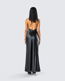 Holly Maxi Dress - Black
