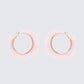 Pink earrings front view – FINESSE