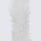 Huntleigh White Fur Hoop Earrings
