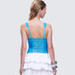 Hyacinth Blue Floral Bow Detail Top
