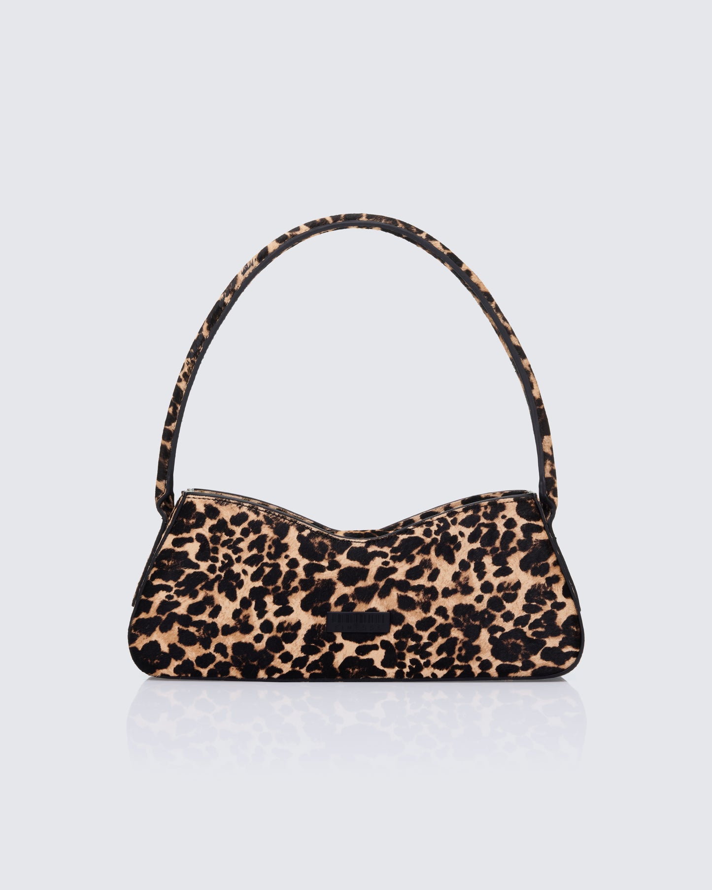Icon Leather Leopard 90's Shoulder Bag