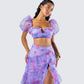 Ida Purple Floral Maxi Set