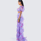 Ida Purple Floral Maxi Set