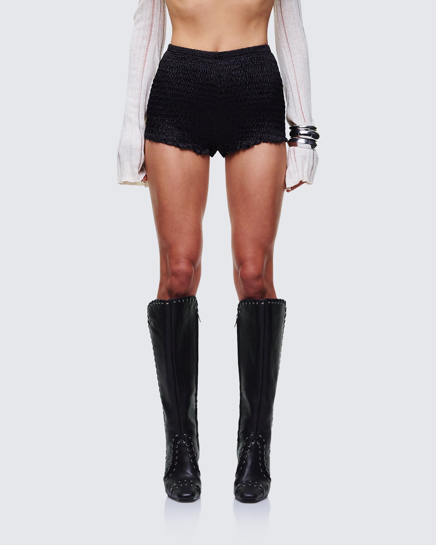 Imelda Black High Waist Short