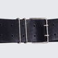 Ceinture en cuir végétalien Imelda noire