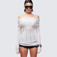 Imelda Ivory Off Shoulder Top