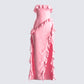 Ina Pink Chiffon Ruffle Maxi Dress