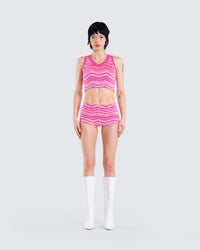 Irie Pink Knit Set