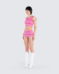 Irie Pink Knit Set