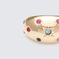 Iselin Gold Star Studded Ring