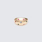 Iselin Gold Star Studded Ring