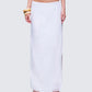 Isla Ivory Embroidered Maxi Skirt model front