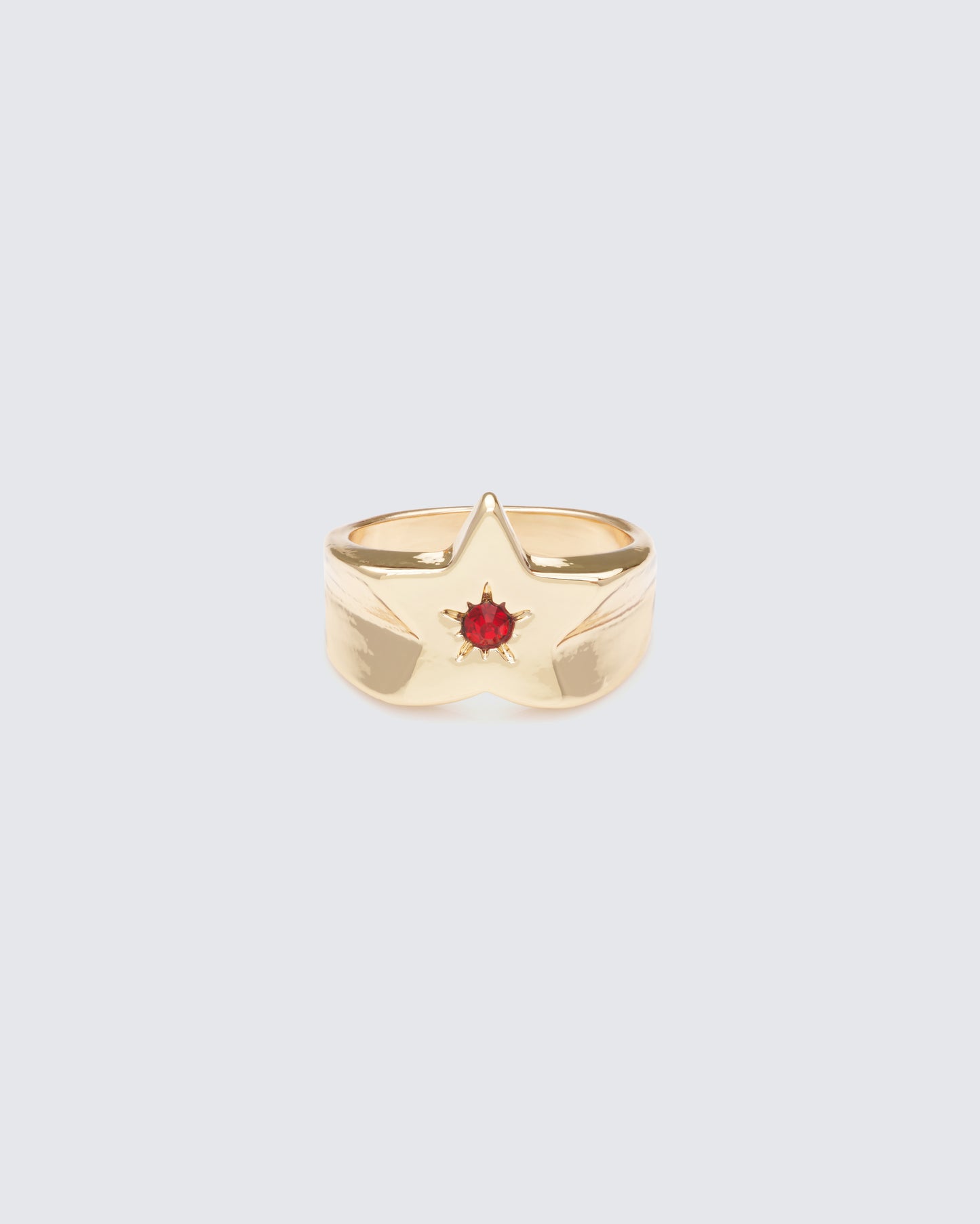 Iverra Gold Gemmed Star Ring