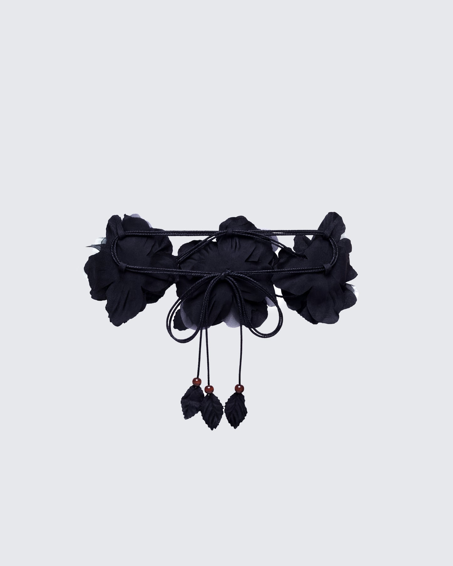 Jacira Black Black Triple Corsage Binte de corsán