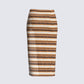 Jade Multi Stripe Sweater Skirt