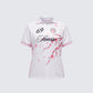 Janae Pink Blossom Sports Jersey Top product front
