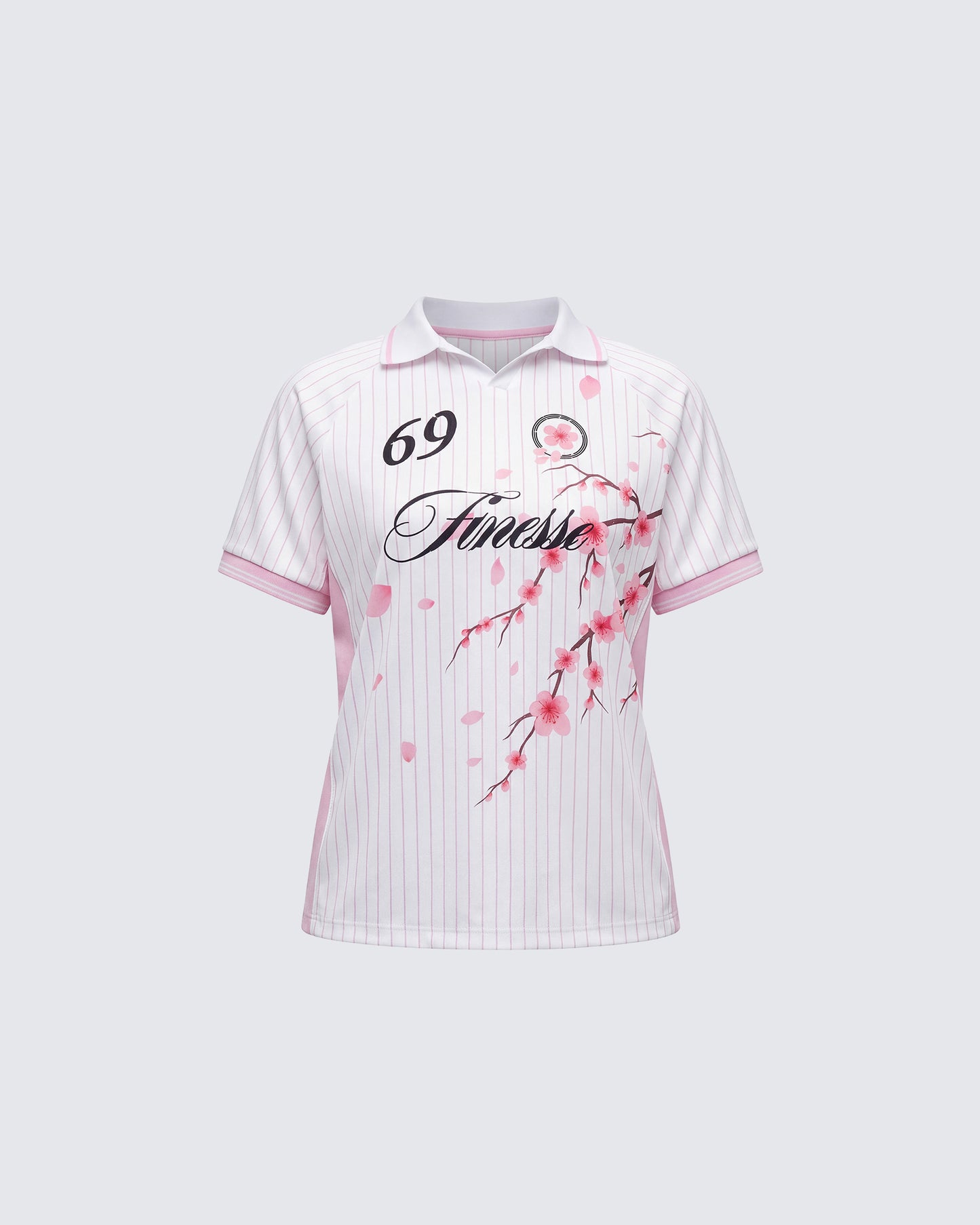 Janae Pink Blossom Sports Jersey Top product front