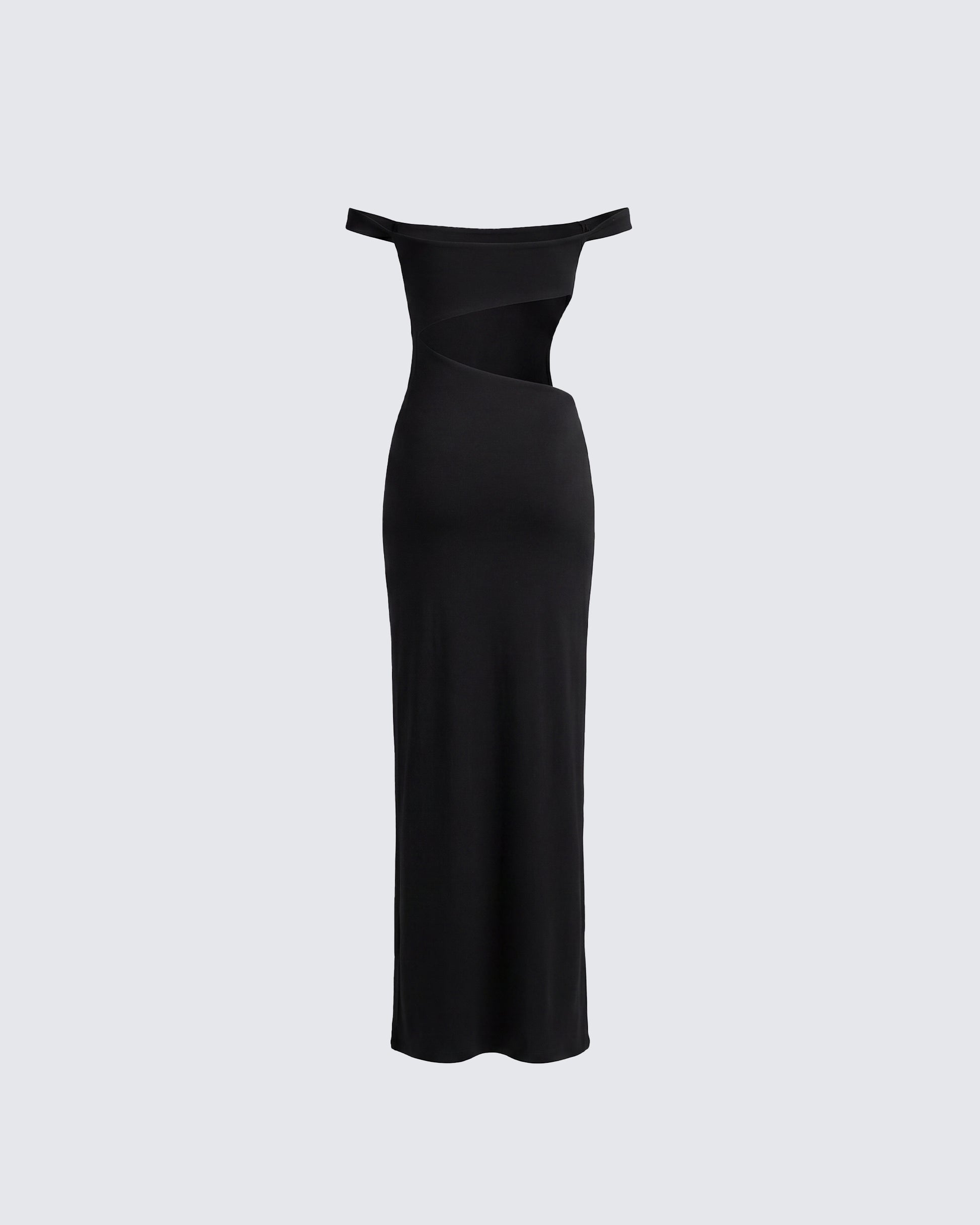 Janine Black Cut Out Maxi Dress Janine Black Cut Out Maxi Dress