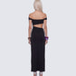 Janine Black Cut Out Maxi Dress