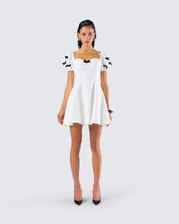Jayla Dress - White