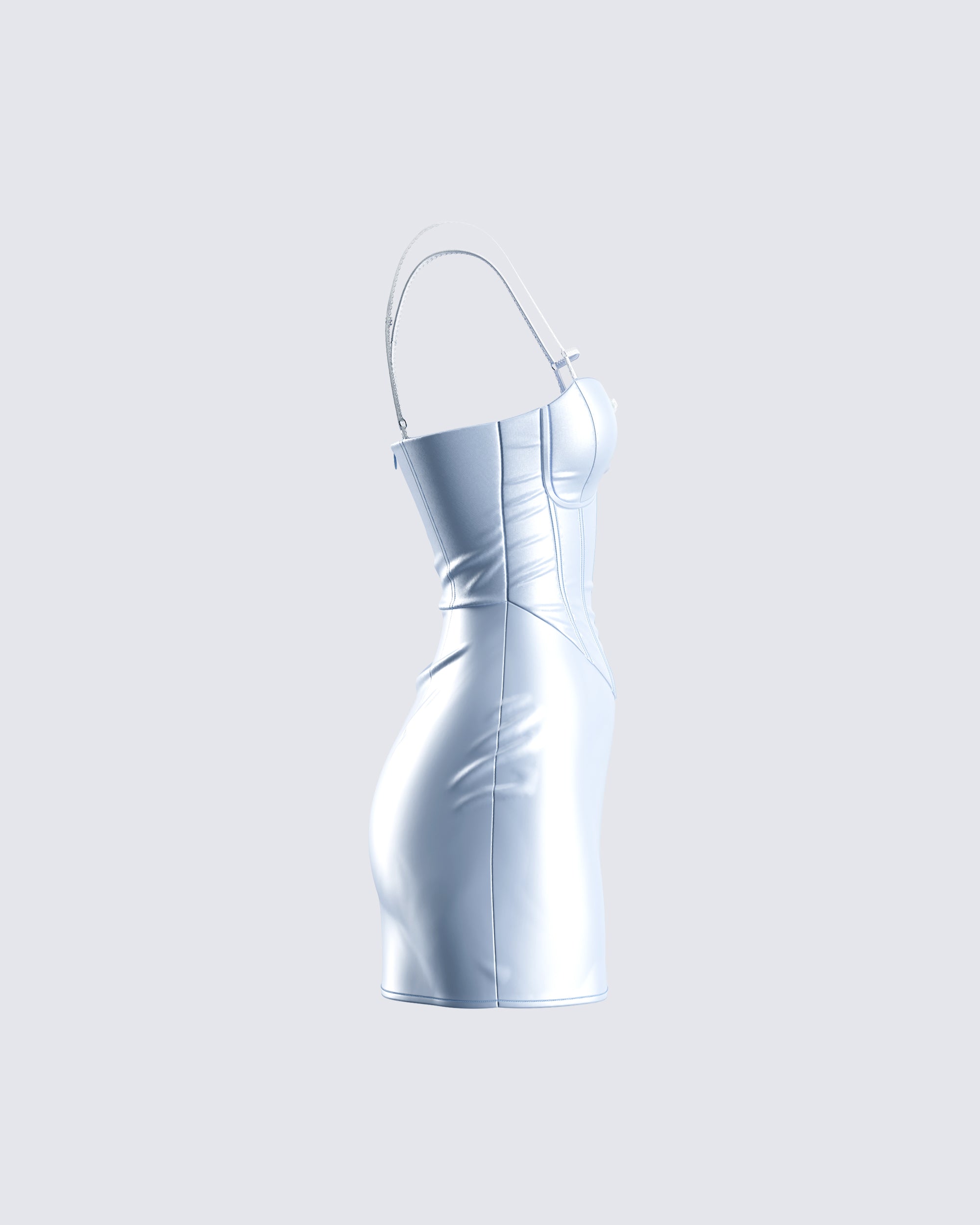 Jazzie Baby Blue Corset Mini Dress – FINESSE