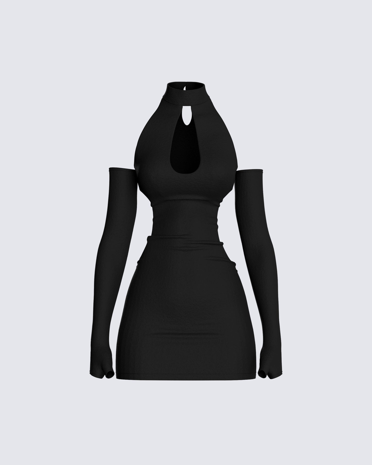 Jeanne Black Dress & Sleeves