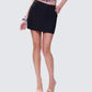Jennifer Black Stripe Mini Skirt