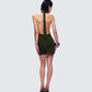 Jess Olive Halter Dress
