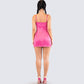 Jillian Pink Corset Dress