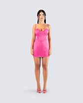 Jillian Pink Corset Dress – FINESSE