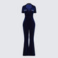 Joanna Navy Flared Jumpsuit