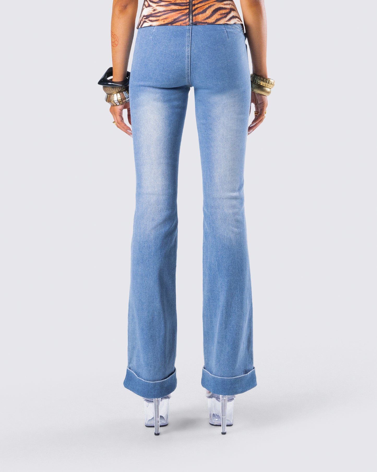 Juliana Blue Denim Low Rise Jean