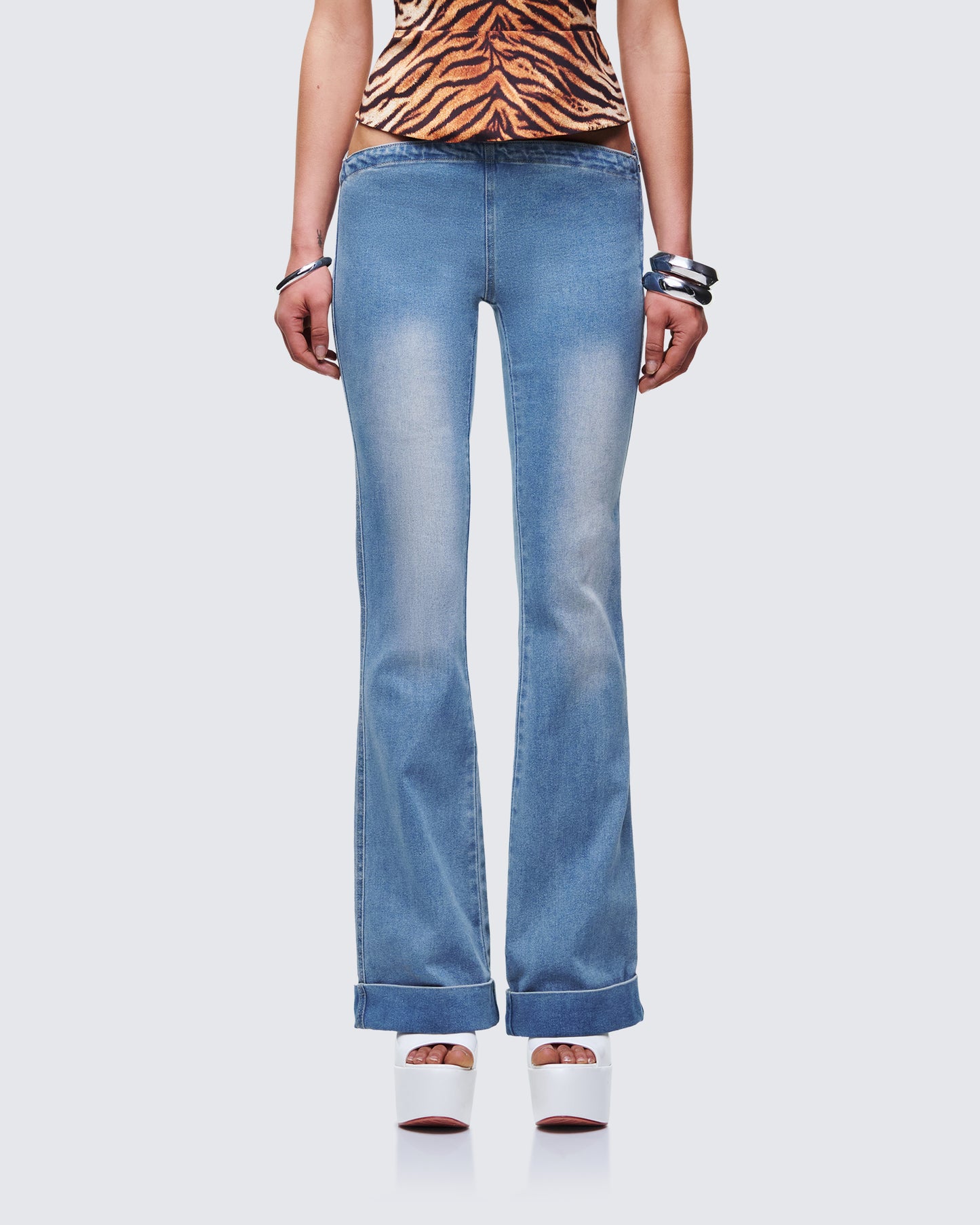 Juliana Blue Denim Low Rise Jean