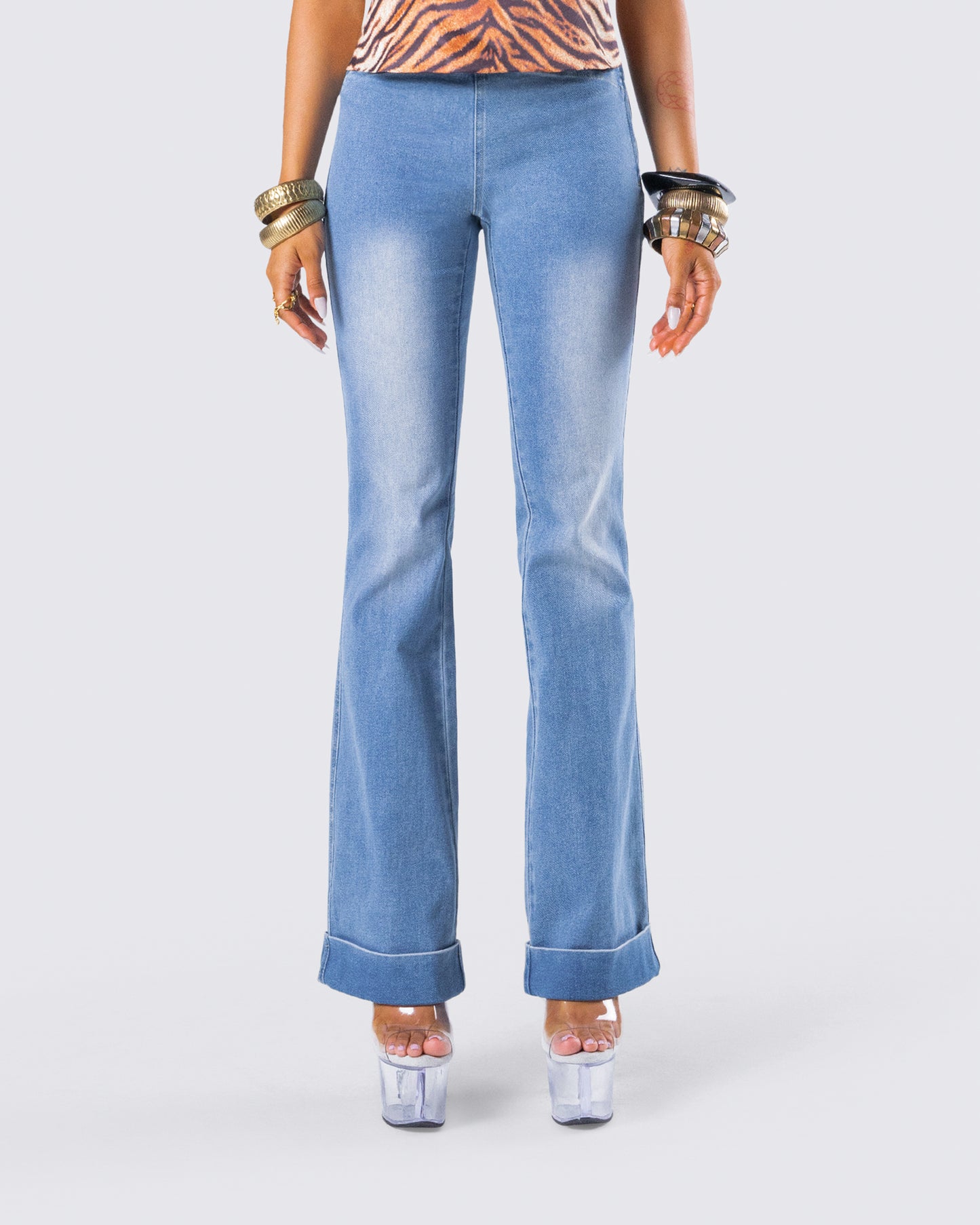 Juliana Blue Denim Low Rise Jean