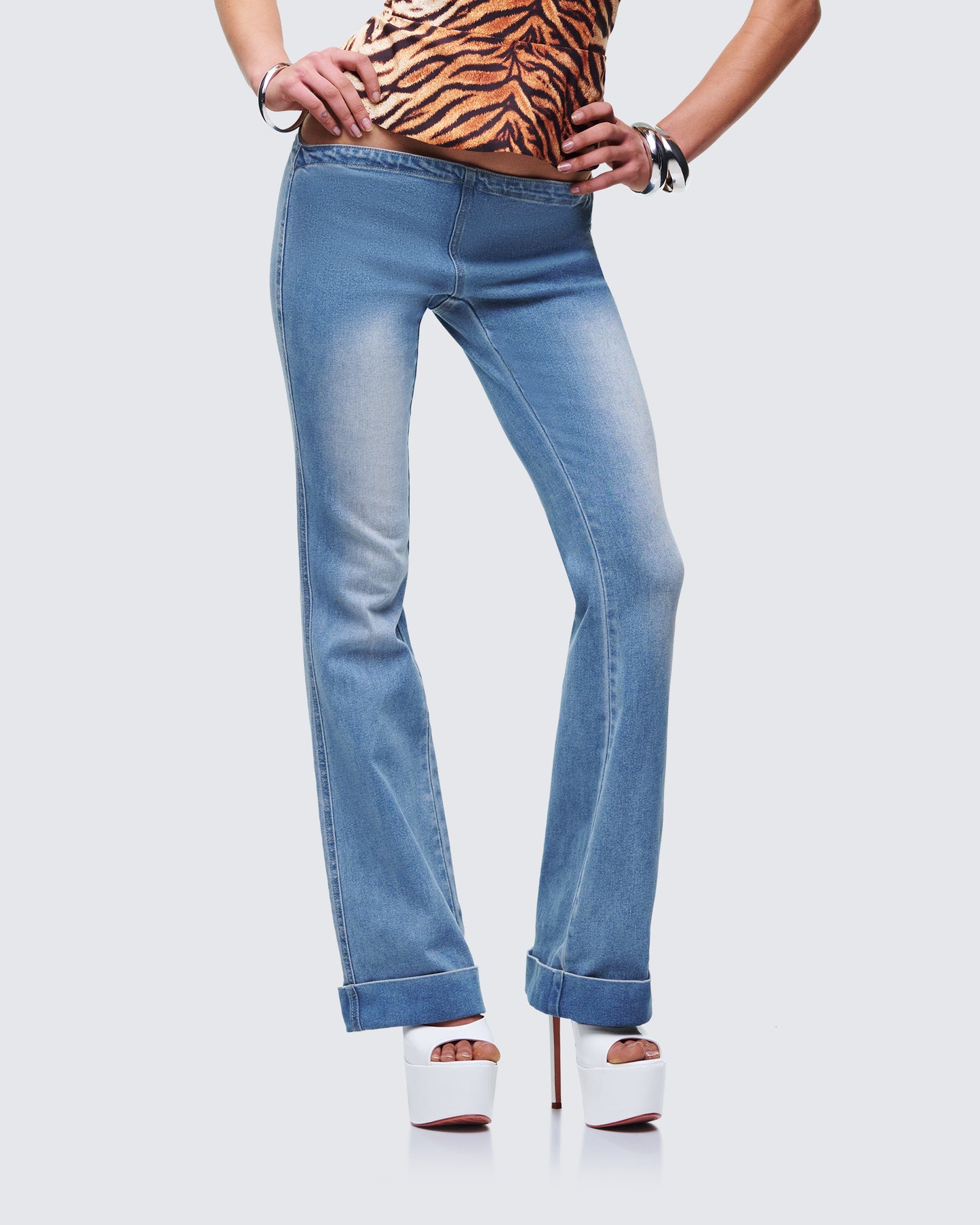 Juliana Blue Denim Low Rise Jean