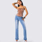 Juliana Blue Denim Low Rise Jean