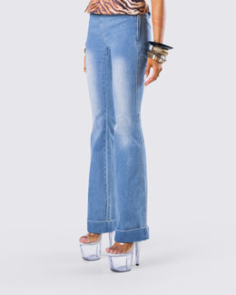 Juliana Blue Denim Low Rise Jean – FINESSE