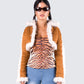 Juliana Tan Faux Shearling Jacket